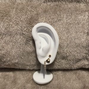 Elegant Gold Filled Set Pearls and Heart